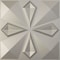 Ekena Millwork 19 5/8in. W x 19 5/8in. H Nikki EnduraWall Decorative 3D Wall Panel Covers 2.67 Sq. Ft. WP20X20NKBAL - alternate 1